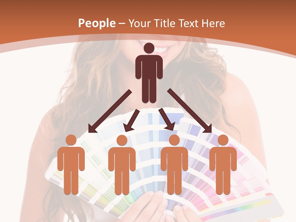 Isolated White Young PowerPoint Template