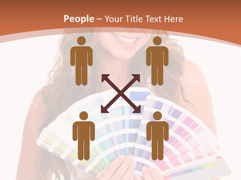 Isolated White Young PowerPoint Template