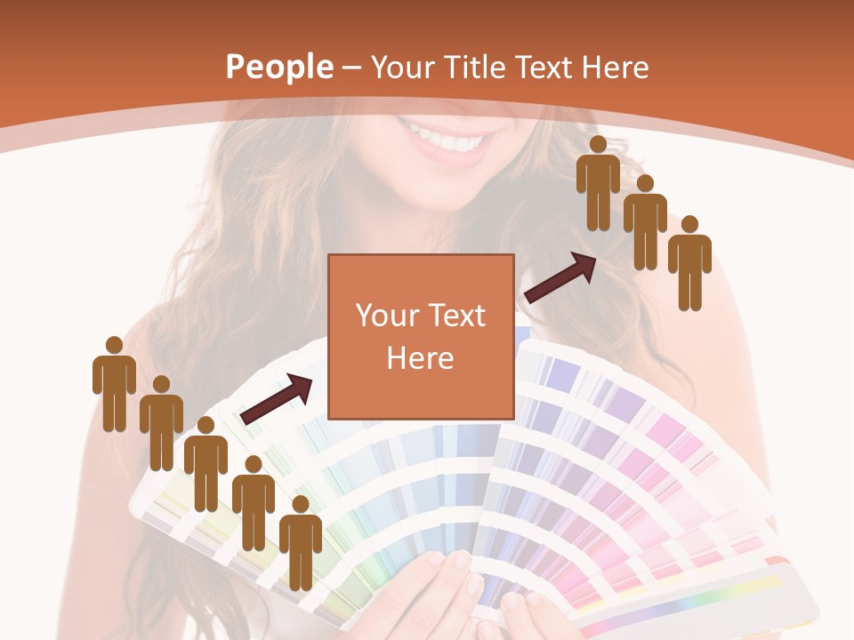 Isolated White Young PowerPoint Template