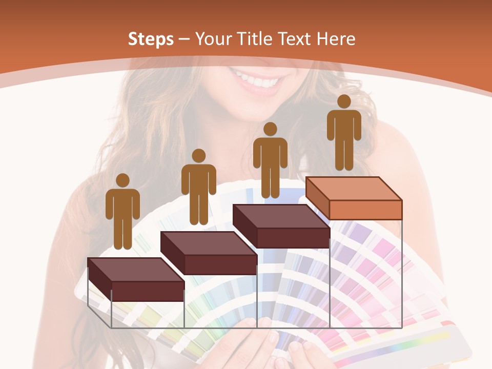 Isolated White Young PowerPoint Template