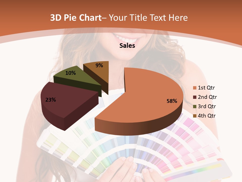 Isolated White Young PowerPoint Template
