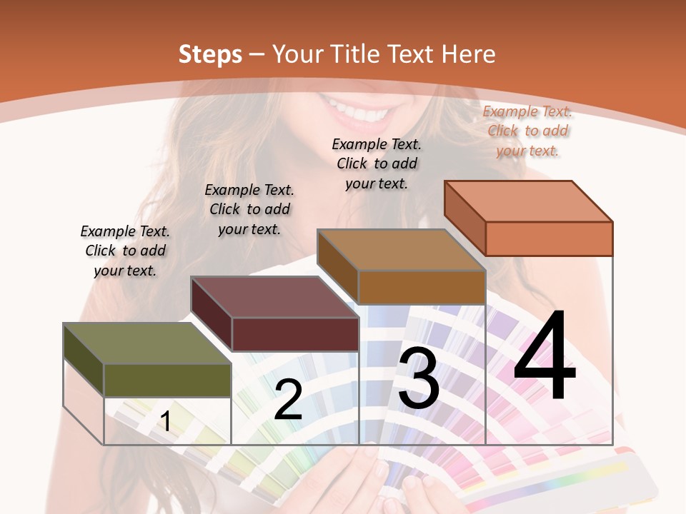 Isolated White Young PowerPoint Template