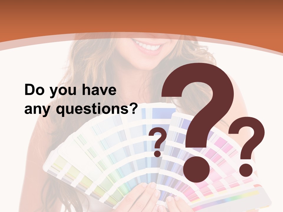 Isolated White Young PowerPoint Template