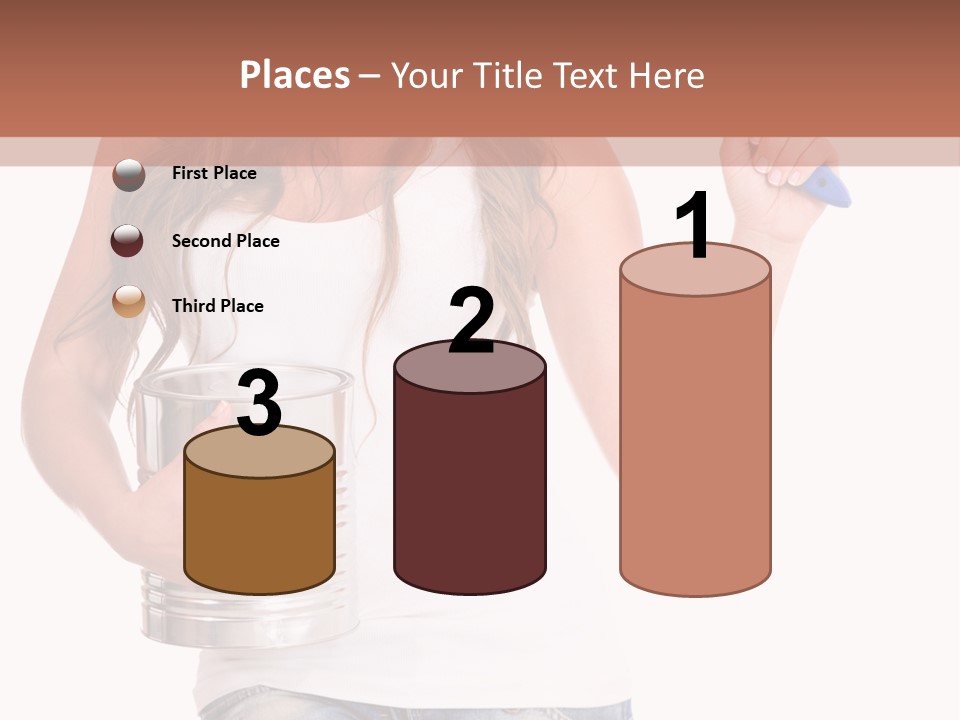 Person Young Decorator PowerPoint Template