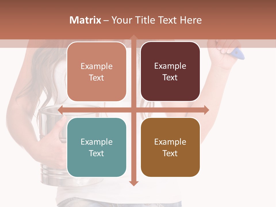 Person Young Decorator PowerPoint Template