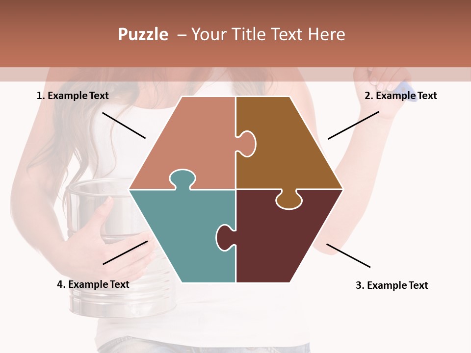 Person Young Decorator PowerPoint Template