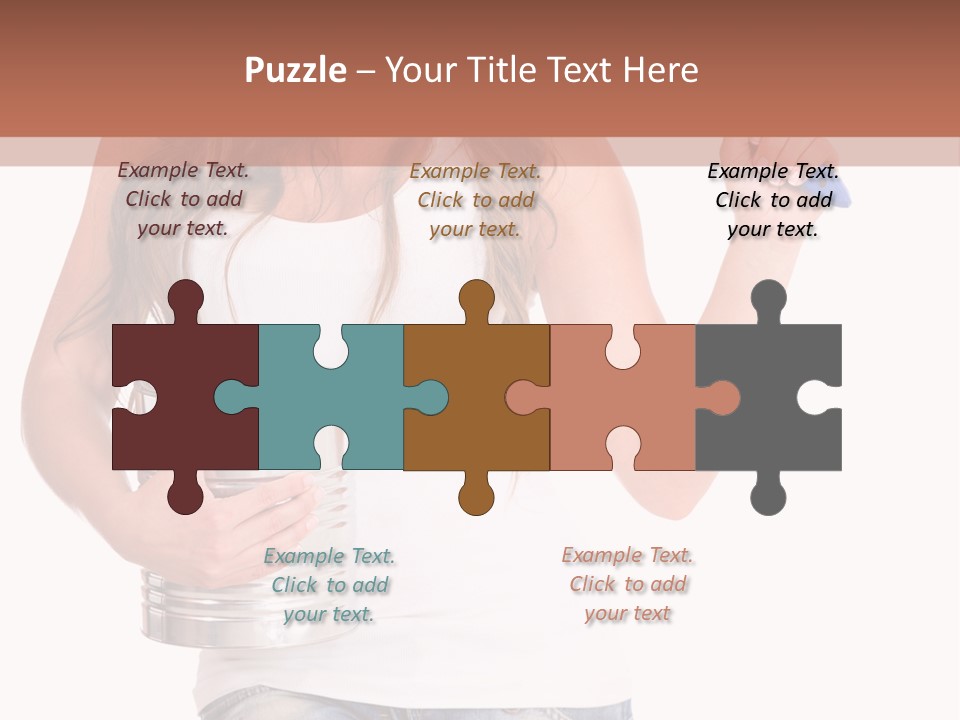 Person Young Decorator PowerPoint Template