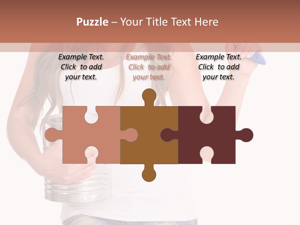 Person Young Decorator PowerPoint Template