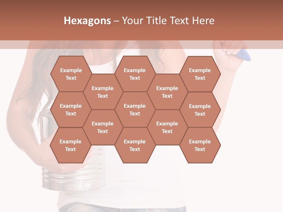 Person Young Decorator PowerPoint Template