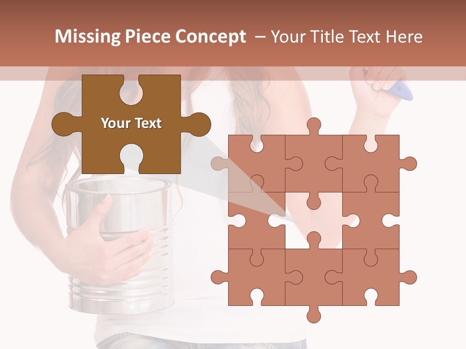 Person Young Decorator PowerPoint Template