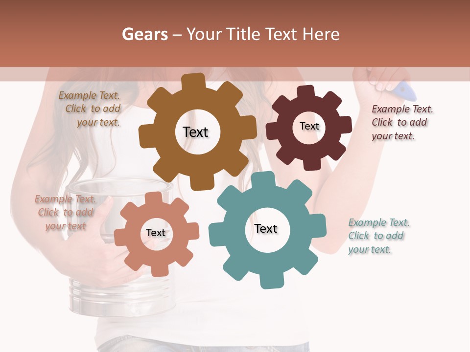 Person Young Decorator PowerPoint Template