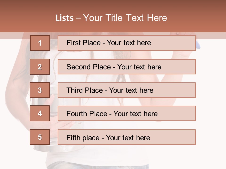 Person Young Decorator PowerPoint Template