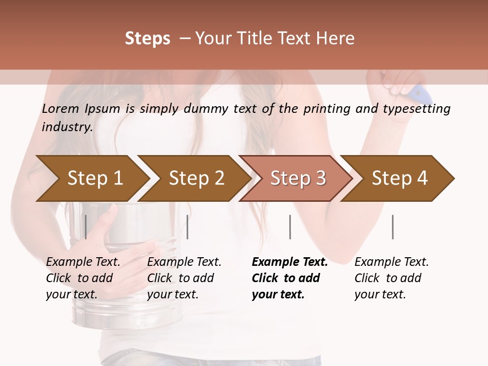 Person Young Decorator PowerPoint Template