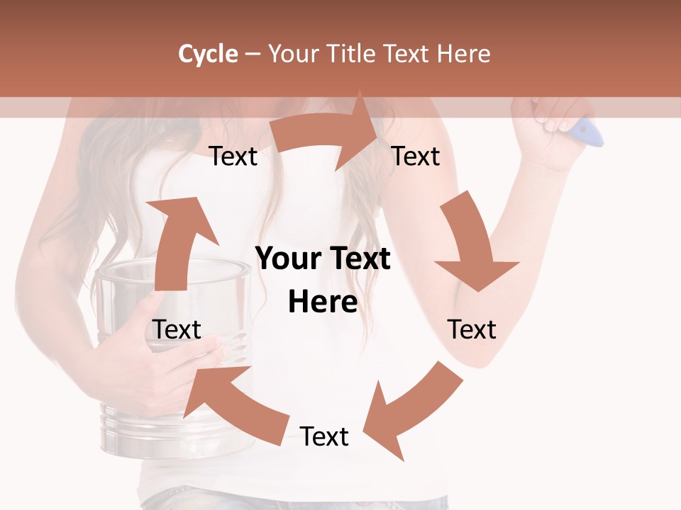 Person Young Decorator PowerPoint Template