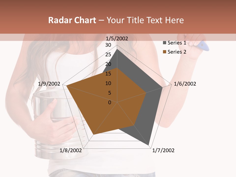 Person Young Decorator PowerPoint Template