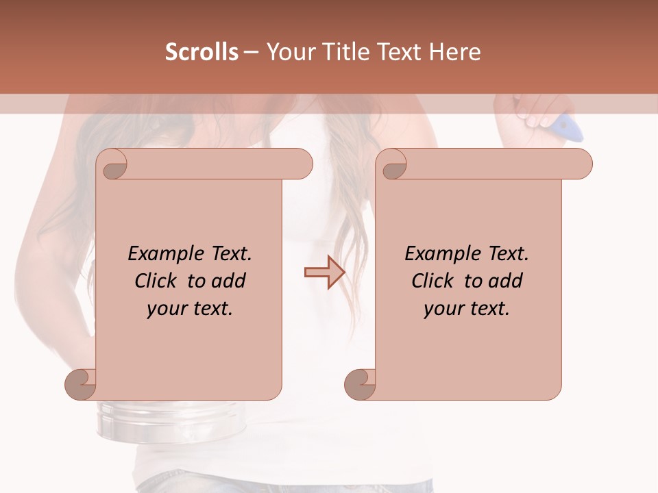 Person Young Decorator PowerPoint Template