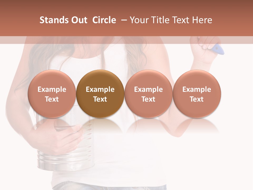 Person Young Decorator PowerPoint Template