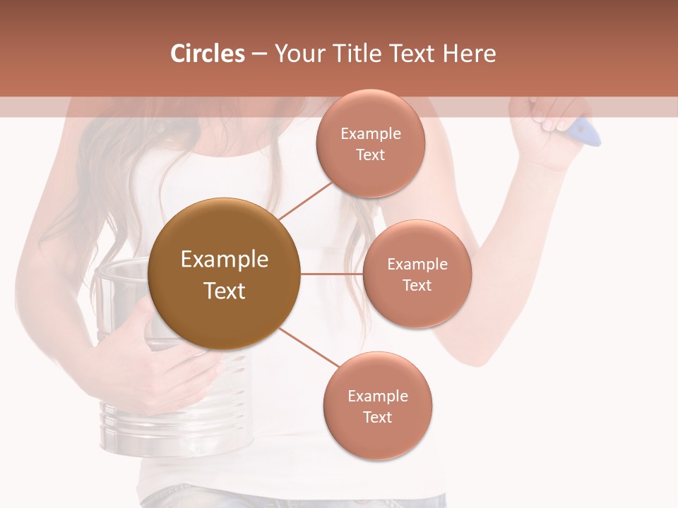 Person Young Decorator PowerPoint Template