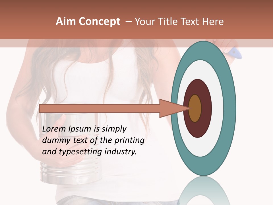 Person Young Decorator PowerPoint Template