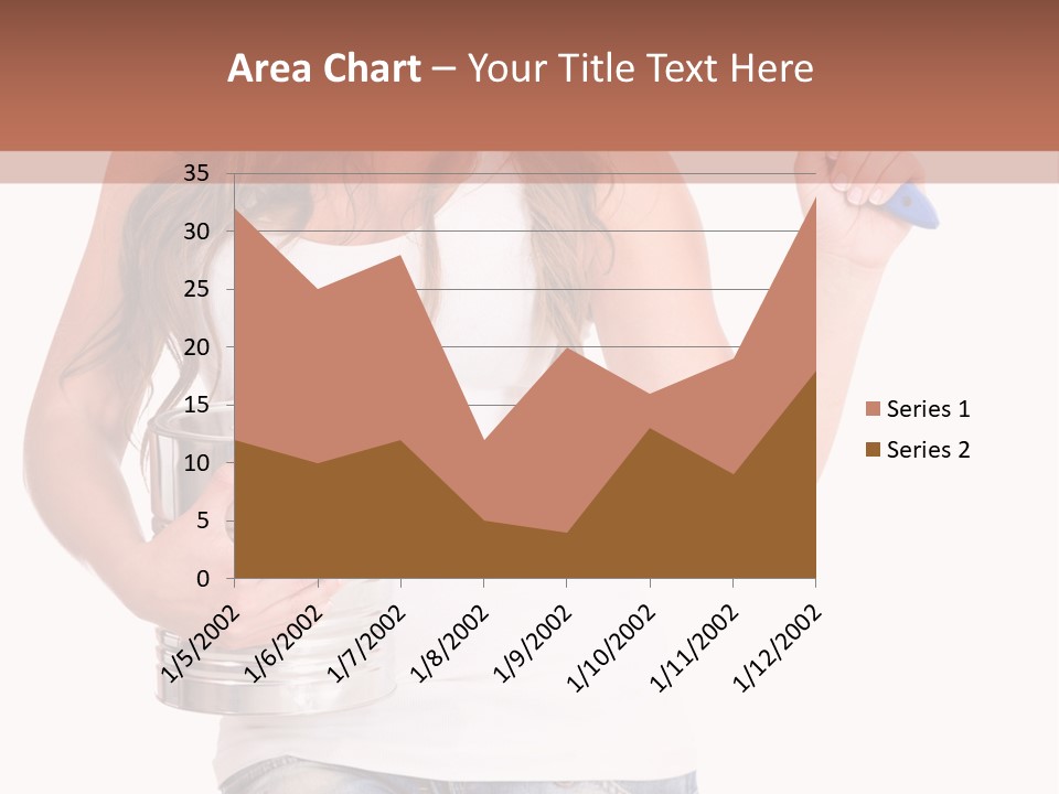 Person Young Decorator PowerPoint Template