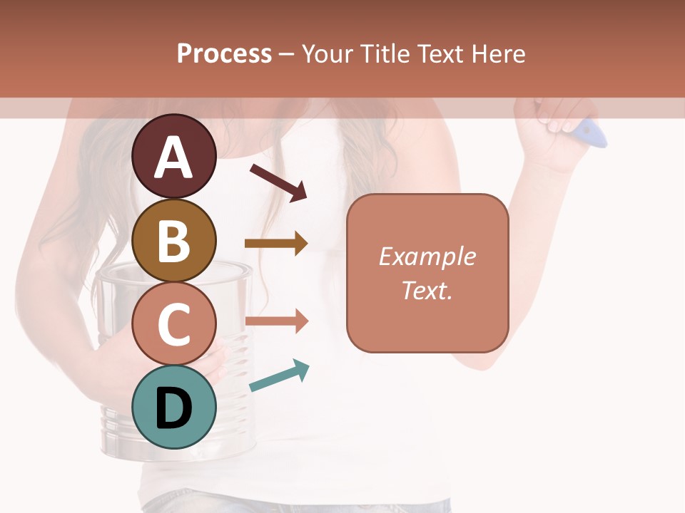 Person Young Decorator PowerPoint Template