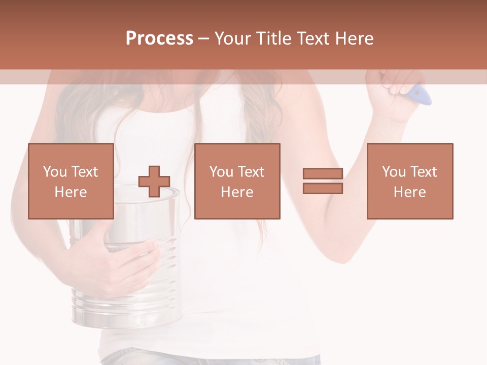 Person Young Decorator PowerPoint Template