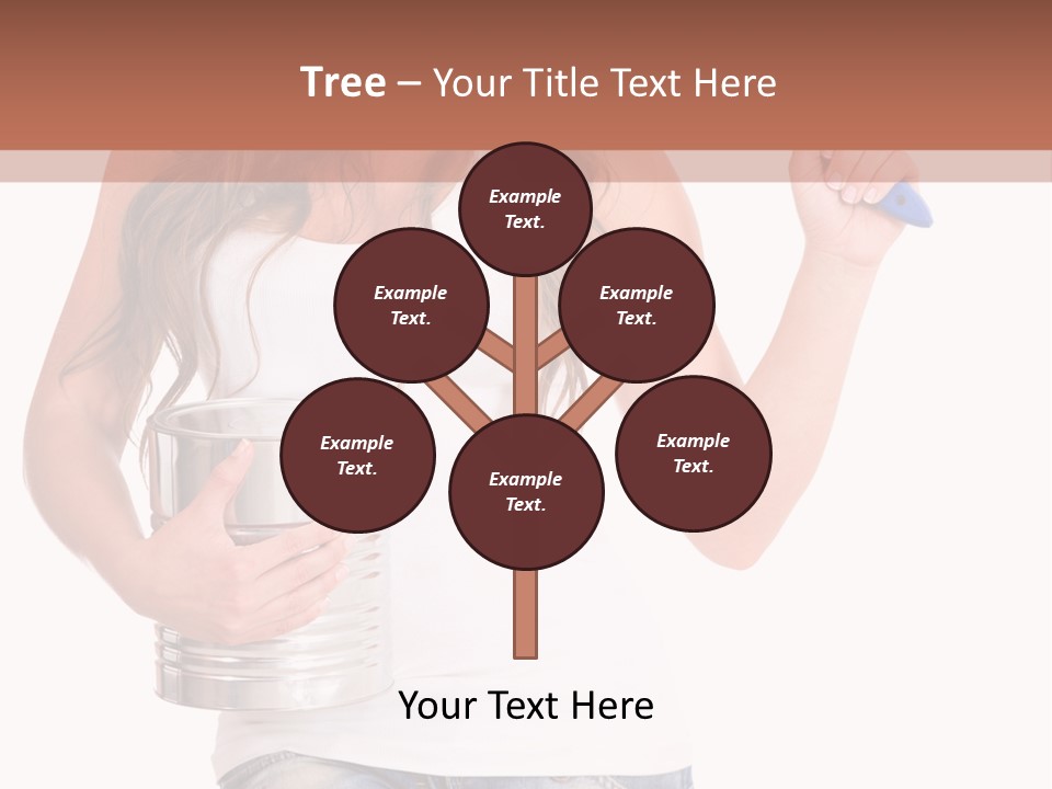 Person Young Decorator PowerPoint Template