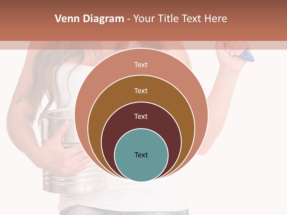 Person Young Decorator PowerPoint Template