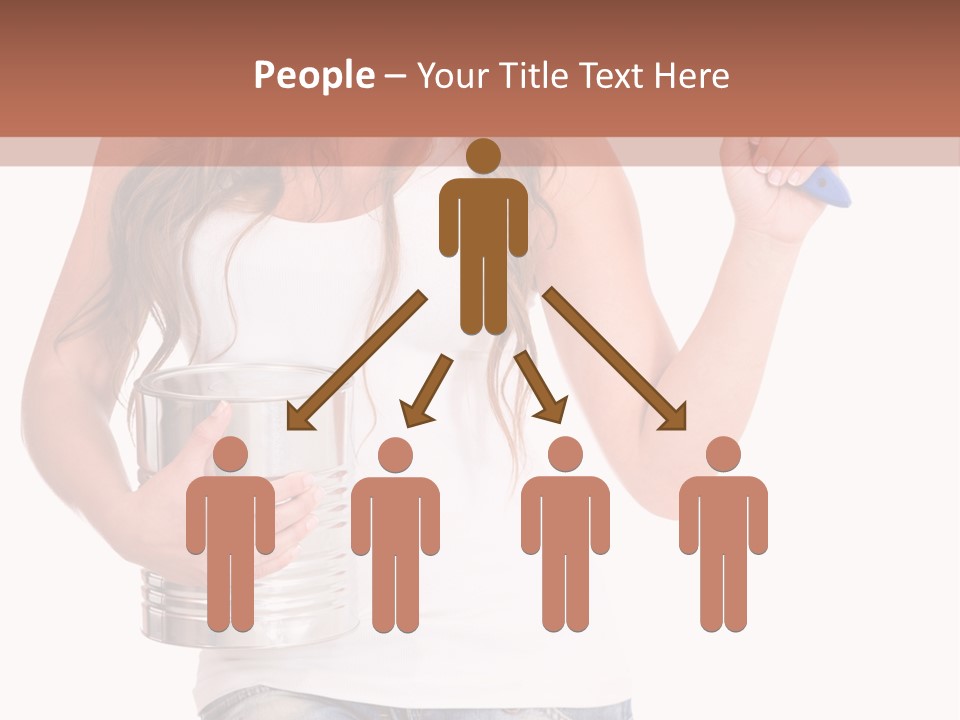 Person Young Decorator PowerPoint Template