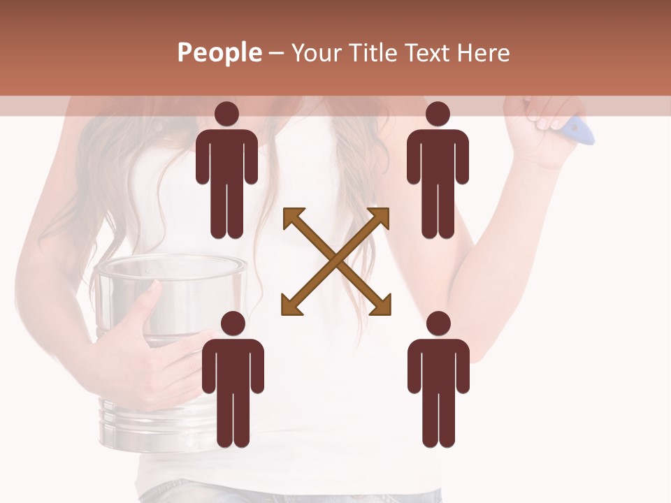 Person Young Decorator PowerPoint Template