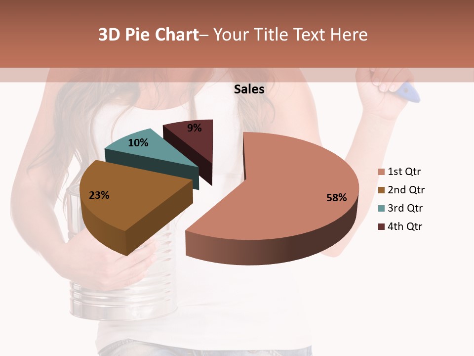 Person Young Decorator PowerPoint Template