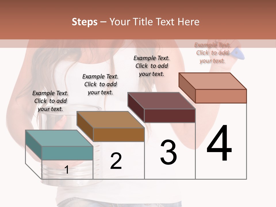 Person Young Decorator PowerPoint Template