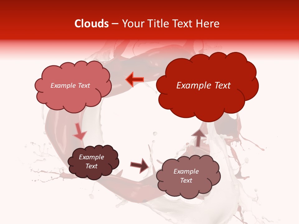 Breakfast Bubble Background Beverage Bottle Breakfast Brown Bubble Cacao C PowerPoint Template