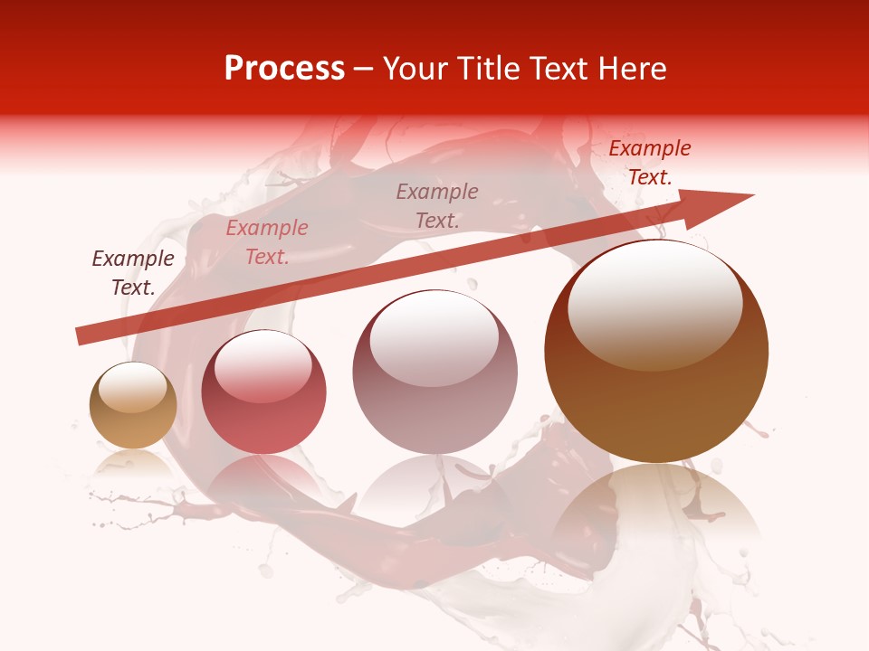 Breakfast Bubble Background Beverage Bottle Breakfast Brown Bubble Cacao C PowerPoint Template