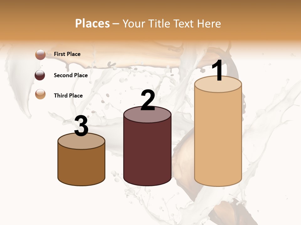 Milk White Dairy PowerPoint Template