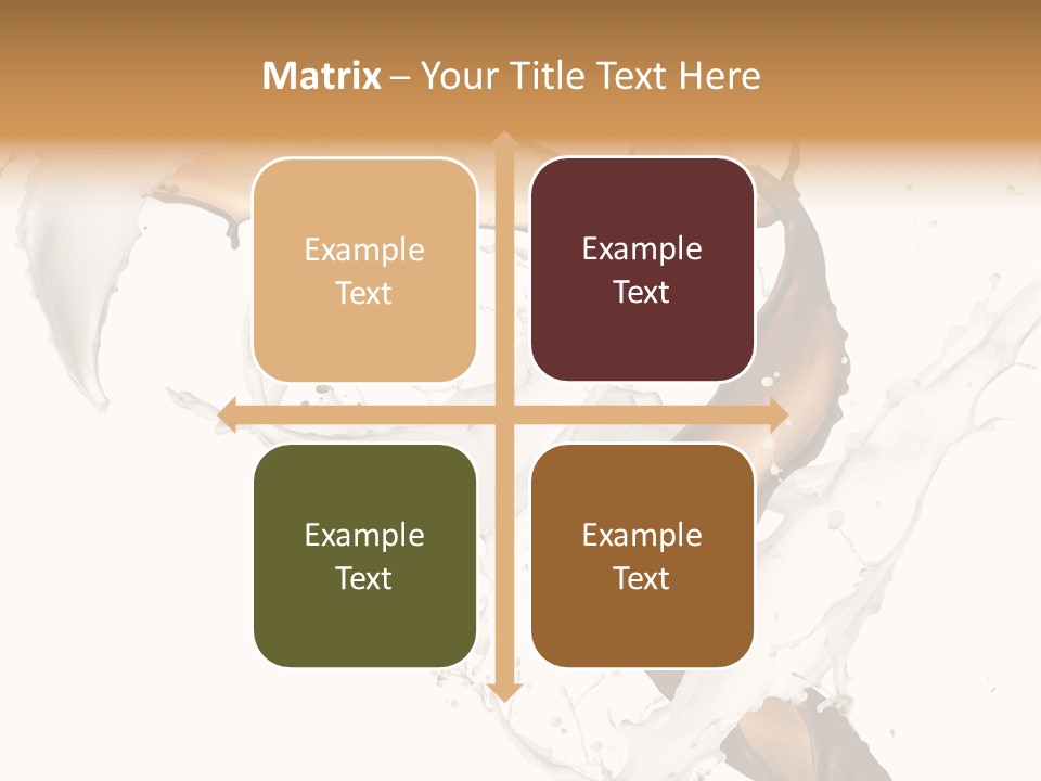 Milk White Dairy PowerPoint Template