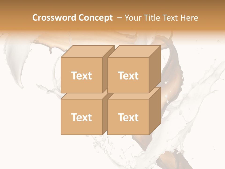 Milk White Dairy PowerPoint Template