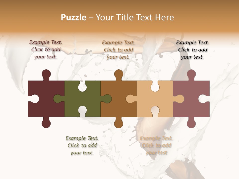 Milk White Dairy PowerPoint Template