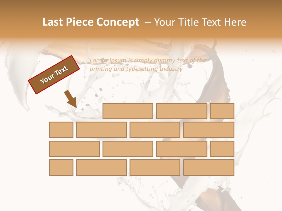 Milk White Dairy PowerPoint Template