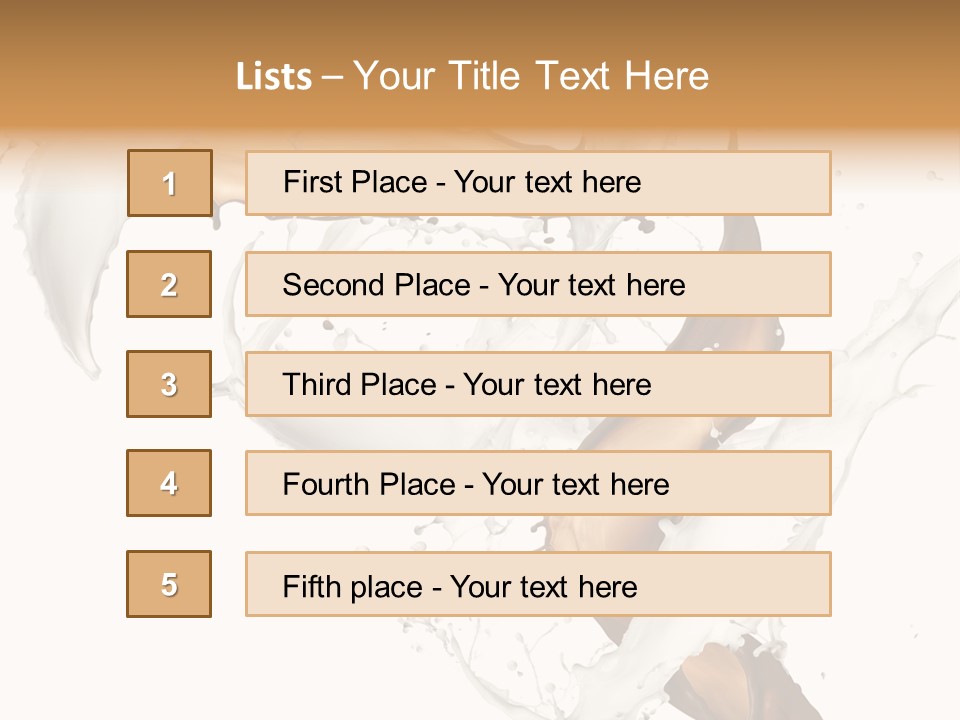 Milk White Dairy PowerPoint Template