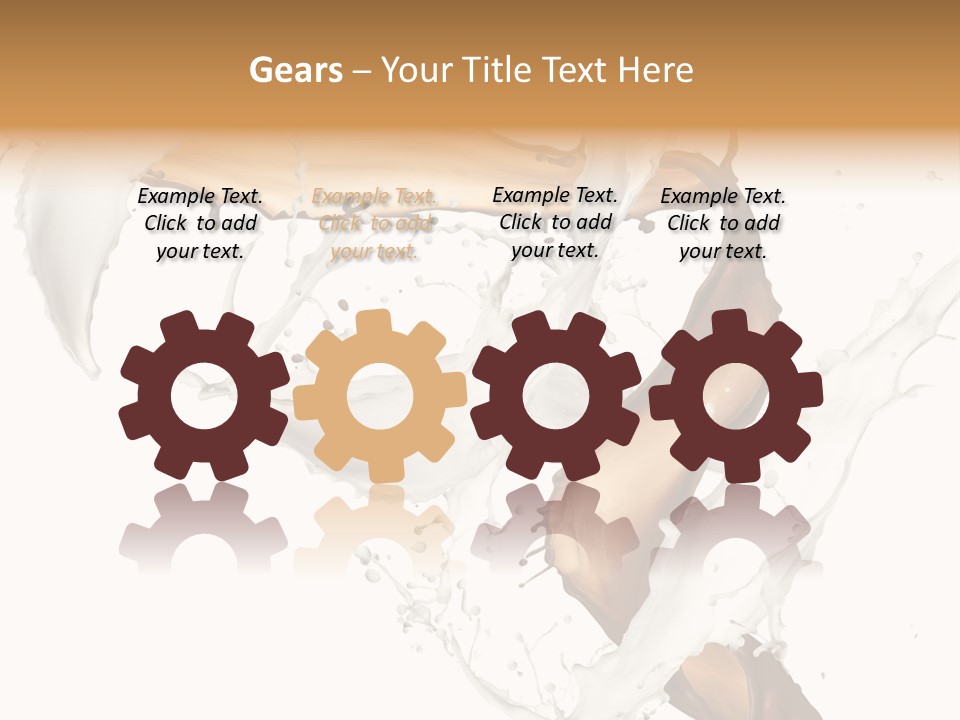 Milk White Dairy PowerPoint Template