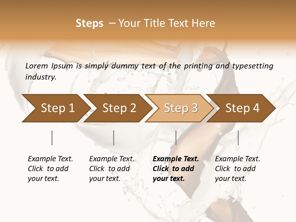 Milk White Dairy PowerPoint Template