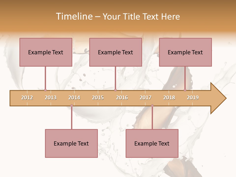 Milk White Dairy PowerPoint Template