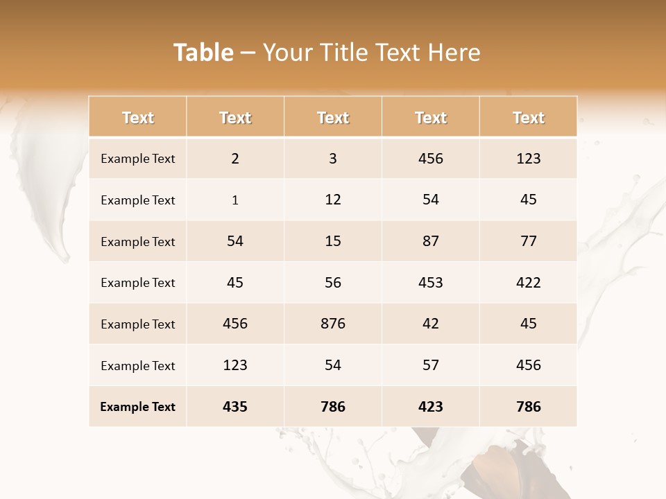 Milk White Dairy PowerPoint Template