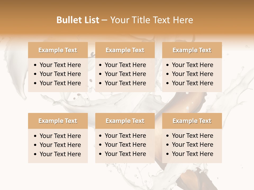 Milk White Dairy PowerPoint Template