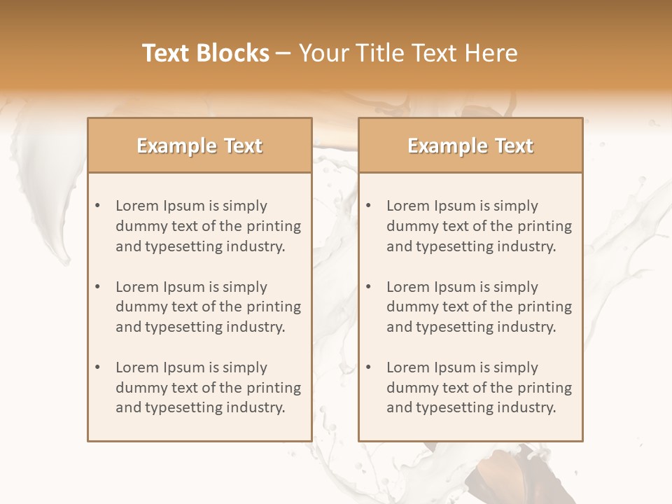 Milk White Dairy PowerPoint Template