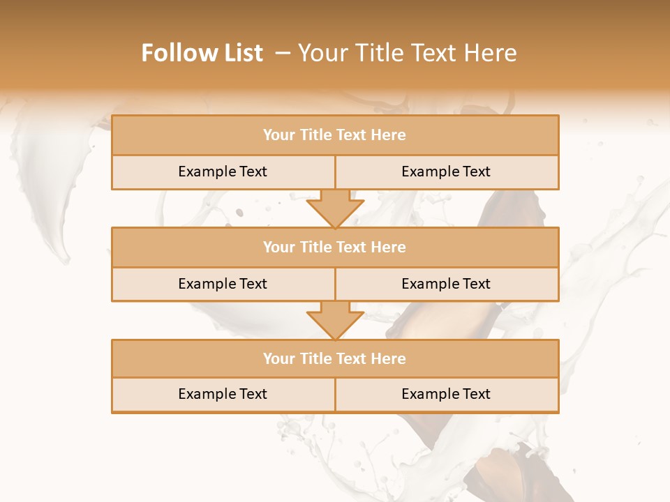 Milk White Dairy PowerPoint Template