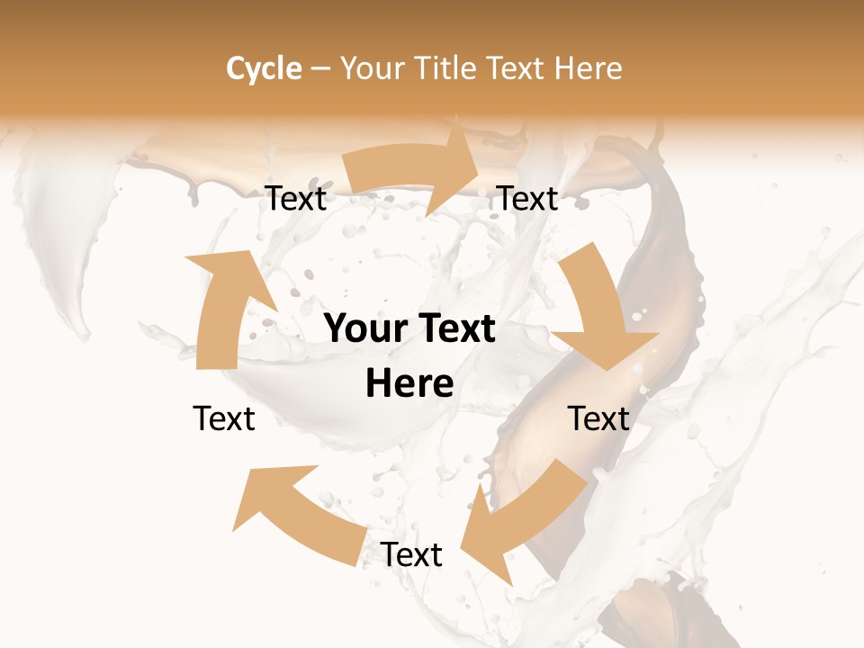 Milk White Dairy PowerPoint Template