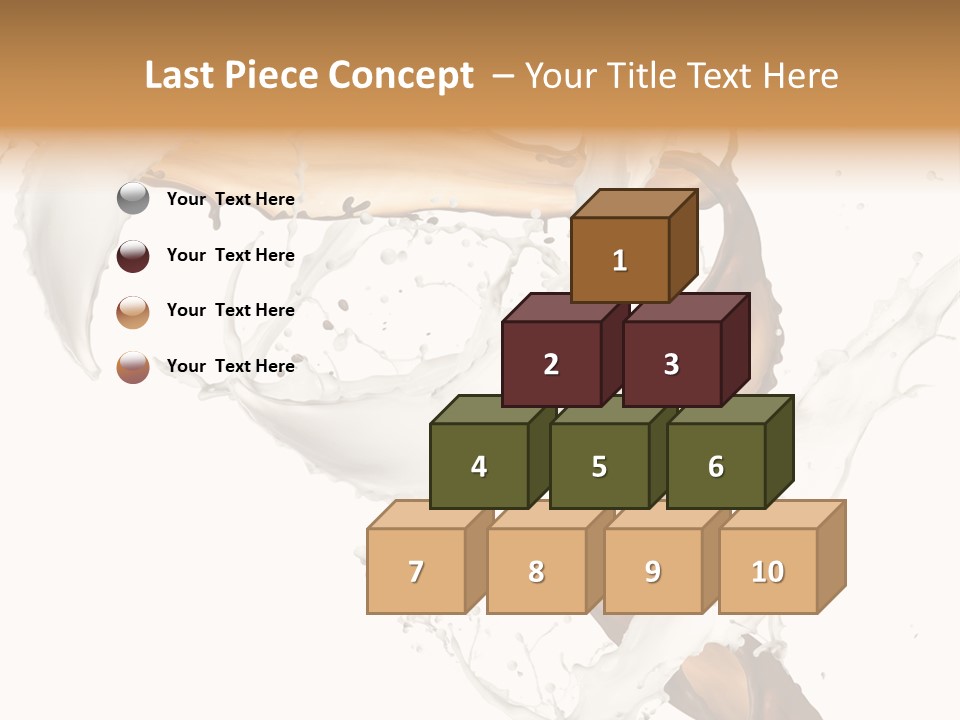 Milk White Dairy PowerPoint Template