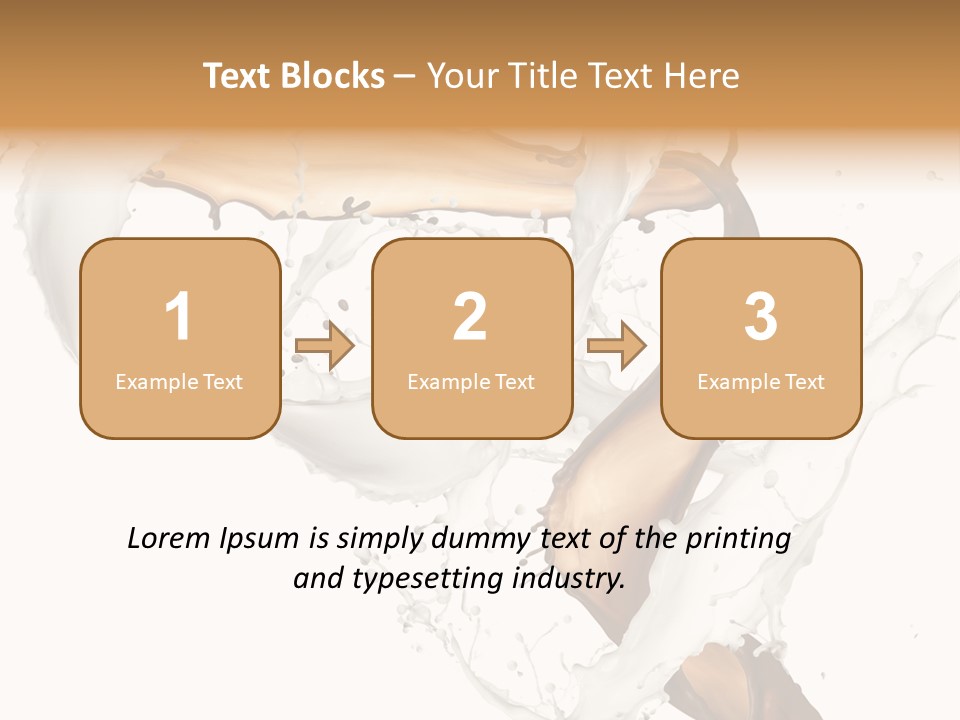 Milk White Dairy PowerPoint Template